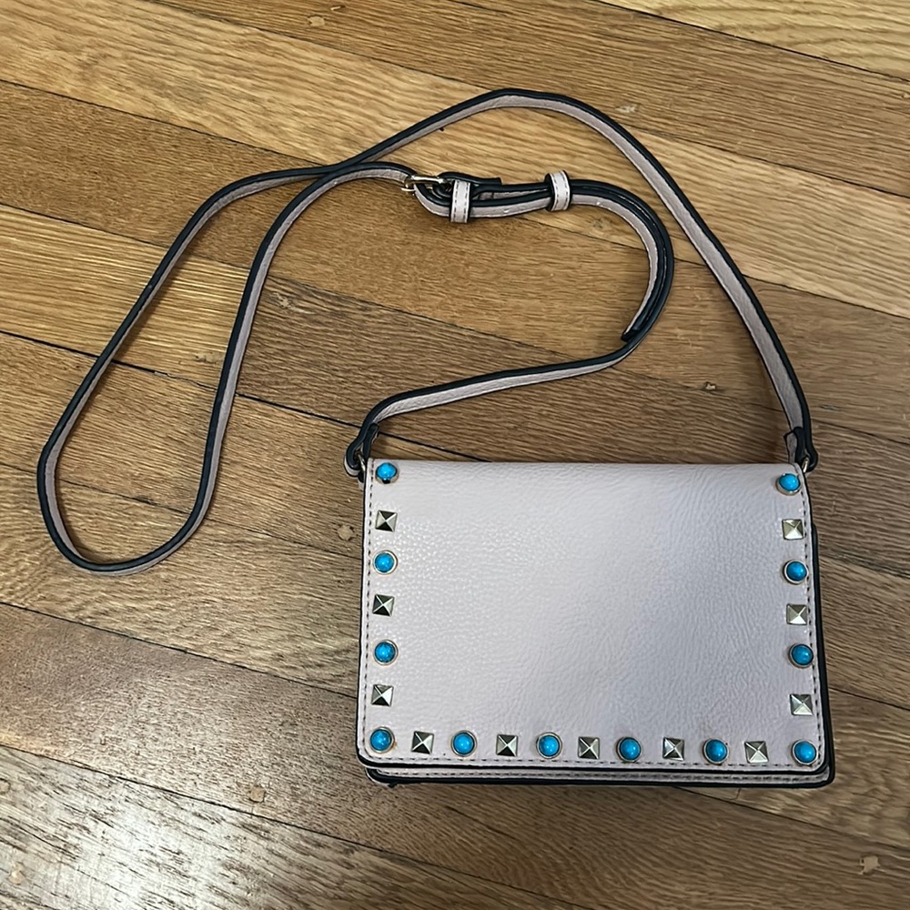 Blush Boho Style Crossbody Purse